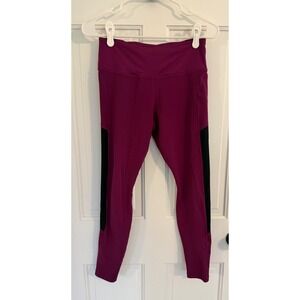 Nike Air Dri-FIT Purple Black Pocket Leggings M